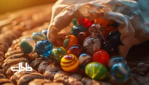 تیله‌های رنگی خاص با ارزش احساسی