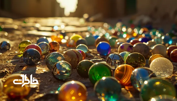 تیله‌های رنگی در خاک کوچه، بازی تیله و نوستالژی محله