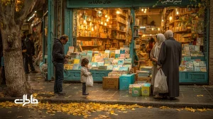 بوی دفتر نو در مهرماه ایران؛ کودک در کنار والدین جلوی لوازم‌التحریر، حس نوستالژی شروع مدرسه و خاطرات پاییزی