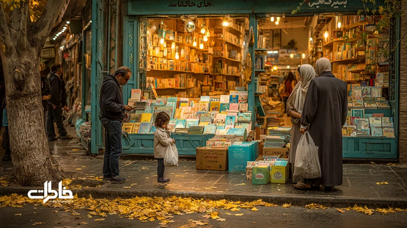 بوی دفتر نو در مهرماه ایران؛ کودک در کنار والدین جلوی لوازم‌التحریر، حس نوستالژی شروع مدرسه و خاطرات پاییزی