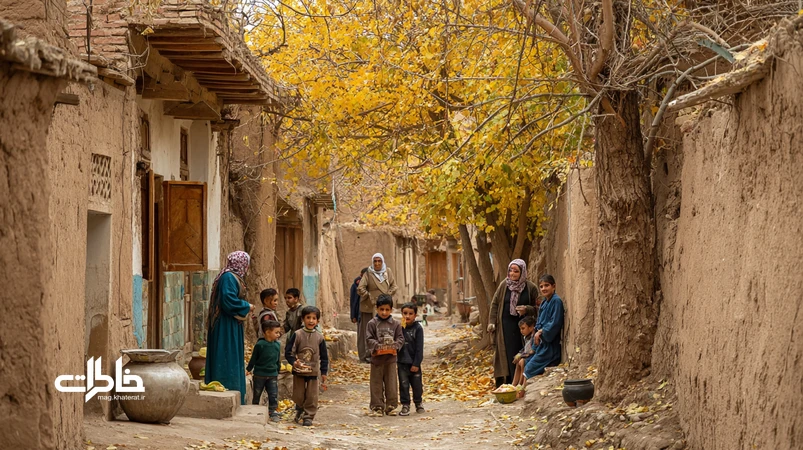 آیین باران‌خوانی در پاییز خشک با کودکان و کاسه‌های مسی، نقش زنان در همنوایی و واکنش بزرگ‌ترها در کوچه‌های کاه‌گلی؛ روایت فرهنگی و امید به باران.مجله خاطرات