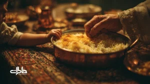 بخارِ برنج زعفرانی با کره‌ی حیوانی در آشپزخانه‌ی ایرانی، نماد پیوند نسل‌ها و ساختن خاطرات خانوادگی