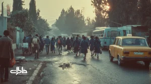 مسیر صبحگاهی مدرسه در ایران دهه‌های ۶۰ تا ۸۰ با آسفالت نمور، بخار نان سنگک و دانش‌آموزان با کیف و کفش متنوع؛ بازتاب نوستالژی خاطرات مسیر مدرسه