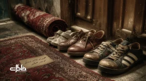 ورودی خانه ایرانی با ردیف کفش‌ها؛ از کفش ملی تا کفش مدرسه و اسنیکر مینیمال، نماد ردپای خاطره و آیین کفش دم‌درب.