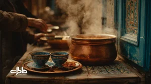 نذرهای خانگی شله‌زرد درِ خانه‌های محله با بخار زعفران و تقسیم کاسه‌ها؛ نماد شیرینی ایمان، همیاری همسایه‌ها و خاطرات جمعی