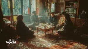 خانه قدیمی ایرانی با رادیو ترانزیستوری و نوار کاست و شنیدن جمعی موسیقی؛ نوستالژی و خاطرات موسیقی در فضای خانگی