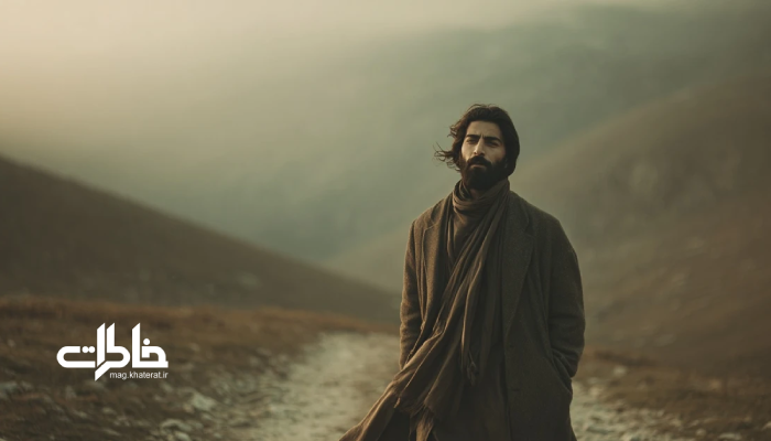 تصویر احساسی از مردی ایرانی با حس عشق پرتلاش و ماندگار، الهامگرفته از معنی اسم فرهاد. مجله خاطرات