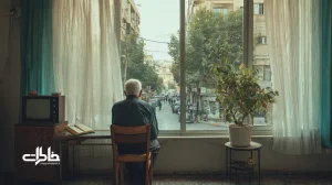سالمندی کنار پنجره در خانه‌ای ایرانی که خیابان را تماشا می‌کند؛ روایت خاطره و قصه‌های ناگفته در زندگی روزمره