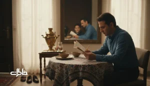 تصویر یک بزرگسال در خانه ایرانی با دفترچه کودکی؛ روایت بصری از عقده‌های کودکی و محرک‌های فعال‌ساز حافظه