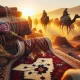 گلیمِ سفر دست‌باف در حال رول شدن و بستن روی بار در کوچ عشایری؛ نماد ریتم زندگی nomadic و اقتصاد حرکت