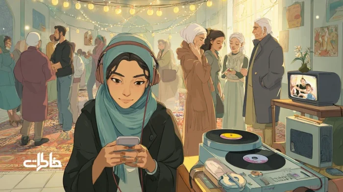 ترانه‌ها و موسیقی ایرانی از آوازهای نواحی تا ریمیکس‌های نسل Z در یک دورهمی خانوادگی روی فرش ایرانی