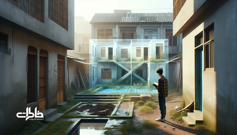 بازسازی ذهنی خانه قدیمی در یک محله ایرانی؛ تصویر نمادین فقدان مکان، نوستالژی و التیام حسرت
