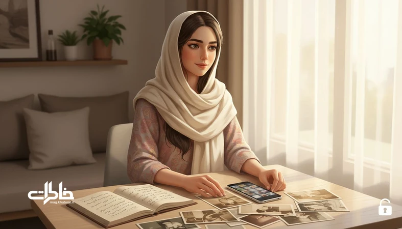 ثبت خاطره امن بدون نقض حریم خصوصی؛ مرتب سازی عکس ها و فایل ها با قفل و مرزبندی در خانه ایرانی_مجله خاطرات