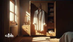 پیراهن تا‌نخورده در کمد به‌عنوان شیء یادگاری عزیز از دست‌رفته؛ نمادی از سوگ، فقدان و خاطره‌درمانی با اشیای یادگاری