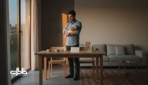 تصویر سینمایی از خانه ایرانی و نوزاد؛ نمادی از انتخاب یک اسم پسرانه خاص و کمیاب و خاطره‌سازی خانوادگی